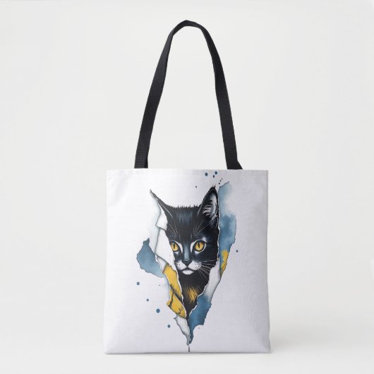 Adorable Cat: Ein puristisches Design der Farbe 🐾 Tasche (Vorderseite)