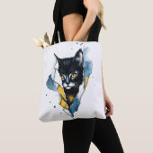 Adorable Cat: Ein puristisches Design der Farbe 🐾 Tasche (Von Nahem)