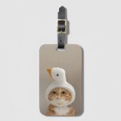 Adorable Cat Gepäckanhänger (Vorderseite Vertikal)