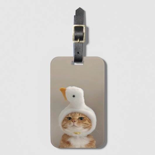 Adorable Cat Gepäckanhänger (Vorderseite Vertikal)