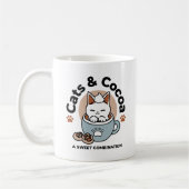 Adorable Cat in Tasse Holiday Design - Katze & Kak (Links)
