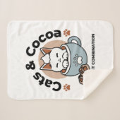 Adorable Cat in Tasse Holiday Design - Katze & Kak Sherpadecke (Vorderseite (Horizontal))