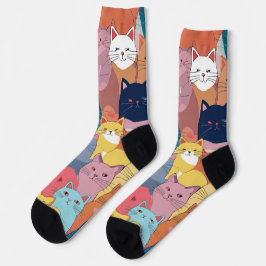 Adorable Cat-Inspiriert Sock Collection für Frauen Socken