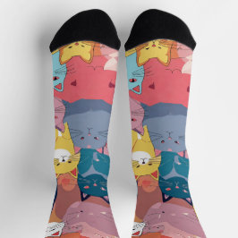 Adorable Cat-Inspiriert Sock Collection für Frauen Socken