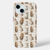 Adorable Cat iPhone 15 Phone Case (Rückseite)