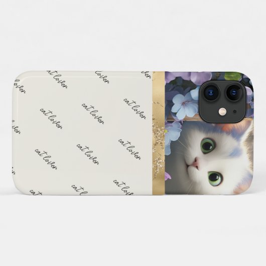Adorable Cat Lover Case-Mate iPhone Hülle (Rückseite (Horizontal))