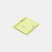 Adorable Cat Personalisiert Post-it-Notizen Post-it Klebezettel (angewinkelt)