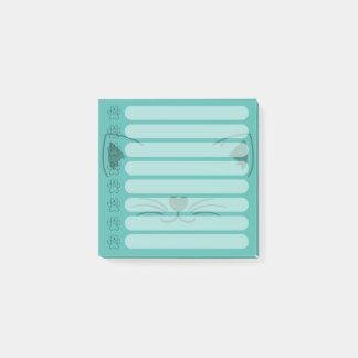 Adorable Cat Personalisiert Post-it-Notizen Post-it Klebezettel