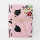 Adorable Cat | Pink Niedlich Meow Cat Blanket Geschenkpapier Set (Beispiel)