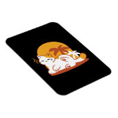 Adorable Cat Relaxen in der Sonne - Sommergäste Magnet (Rechte Seite)