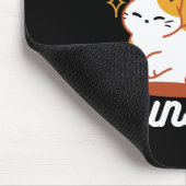 Adorable Cat Relaxen in der Sonne - Sommergäste Mousepad (Ecke)