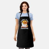 Adorable Cat Relaxen in der Sonne - Sommergäste Schürze (Getragen)