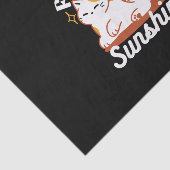 Adorable Cat Relaxen in der Sonne - Sommergäste Seidenpapier (Ausschnitt)