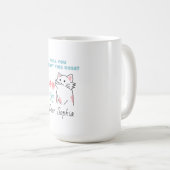 Adorable Cat&Rose Kaffeetasse (VorderseiteRechts)