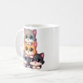 Adorable Cat Tower Kaffeetasse (Vorderseite Links)