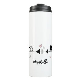 Adorable Cat Travel Mug Thermosbecher