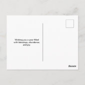 Adorable Cat Valentinstag Postkarte (Rückseite)