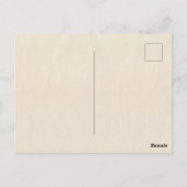 ADORABLE CAT WATERCOLOR ILLUSTRATION POSTKARTE (Rückseite)