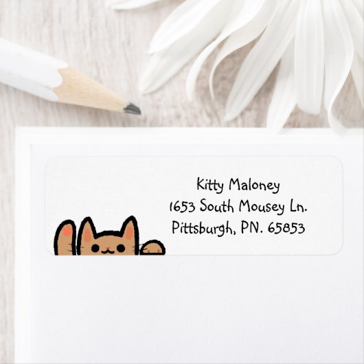 Adorable Cat Waving (Insitu)