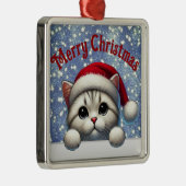 Adorable Cat Weihnachtsschmuck Niedlich Kitty Deko (Rechts)