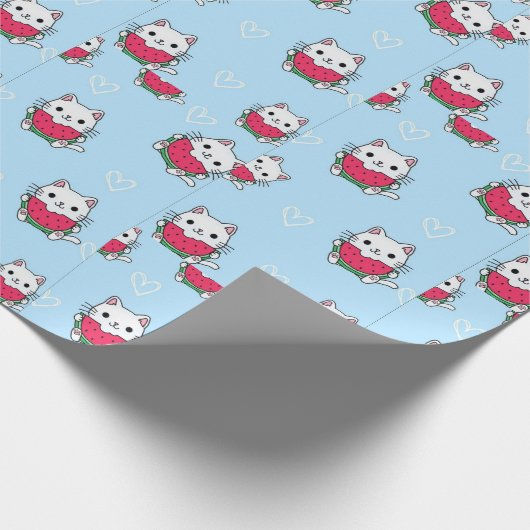 Adorable Cat Wrapping Paper Perfekt für Heimtierfu Geschenkpapier (Ecke)