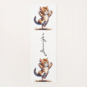 Adorable Cat Yoga Mat Yogamatte (Rückseite)