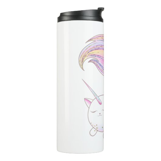 Adorable Caticorn Thermosbecher (Nach links gedreht)