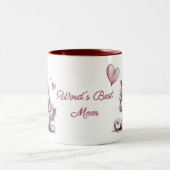 Adorable Cats Illustrations Mug Zweifarbige Tasse (Mittel)