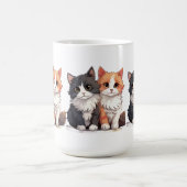 "Adorable Cats Mug –The Purrfect Sip for Cat Love" Kaffeetasse (Mittel)