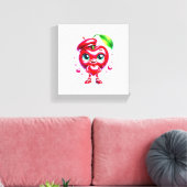 "Adorable Cherry Heart Wall Art" Leinwanddruck (Insitu (Wohnzimmer))