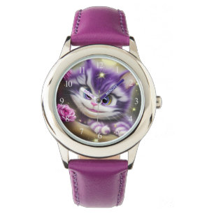 Adorable Cheshire Kitten Armbanduhr