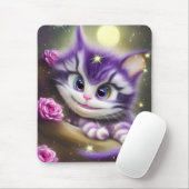 Adorable Cheshire Kitten Mousepad (Mit Mouse)