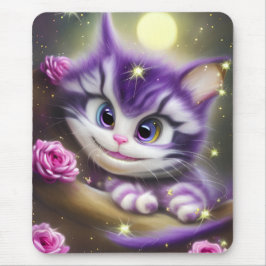 Adorable Cheshire Kitten Mousepad