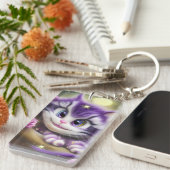 Adorable Cheshire Kitten Schlüsselanhänger (Vorderseite rechts)