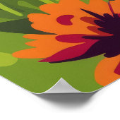 Adorable Chibi Corgi Welpe läuft in Garden Poste Poster (Ecke)