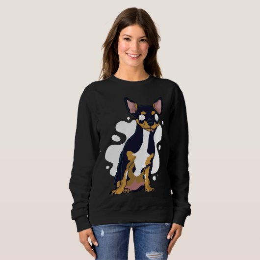 Adorable Chihuahua Dog Funny Chihuahua Sweatshirt (Vorne ganz)