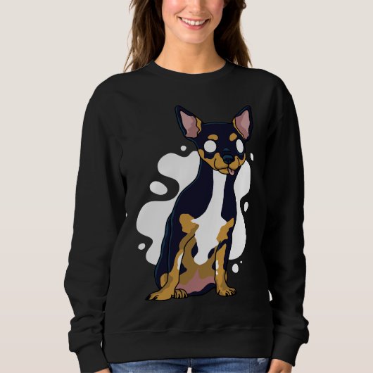 Adorable Chihuahua Dog Funny Chihuahua Sweatshirt (Vorderseite)