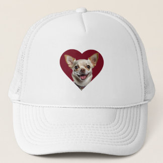 Adorable Chihuahua in Heart Shape Design Truckerkappe