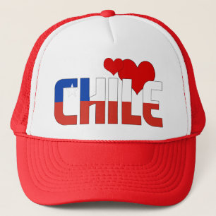 Adorable Chile Flag Hört Patriotisch Truckerkappe