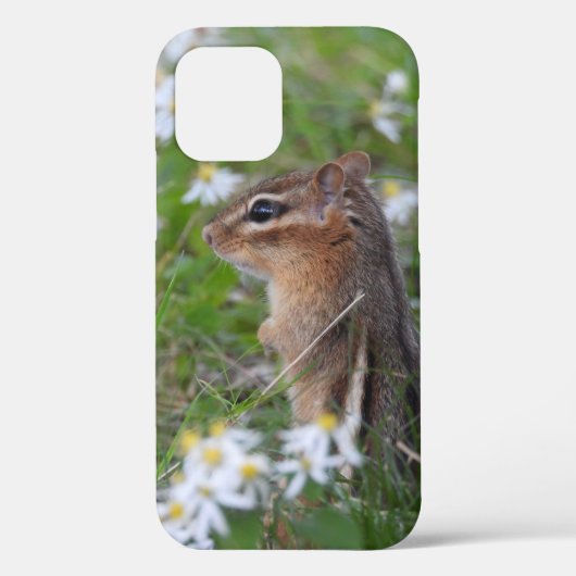 Adorable Chipmunk in Blume Case-Mate iPhone Hülle (Rückseite)
