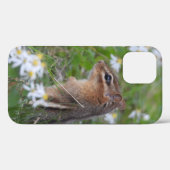 Adorable Chipmunk in Blume Case-Mate iPhone Hülle (Rückseite (Horizontal))