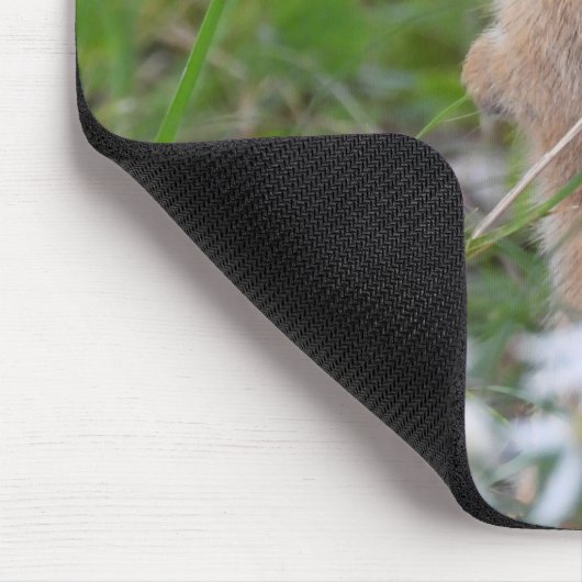 Adorable Chipmunk in Blume Mousepad (Ecke)