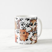Adorable Chipmunk-Tasse - Niedlich & gemütlich Des Kaffeetasse (VorderseiteRechts)