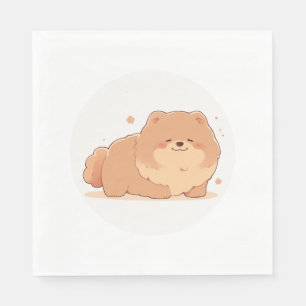 Adorable Chow Chow Classic T - Shirt (10) Serviette