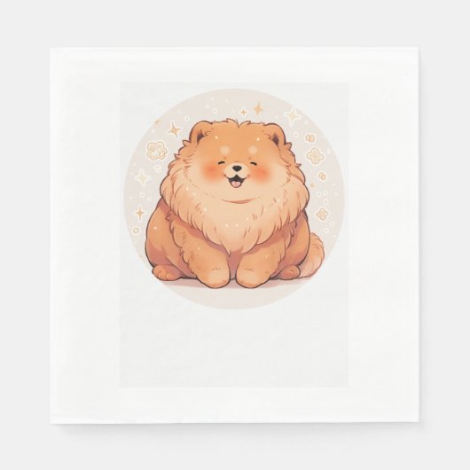 Adorable Chow Chow Classic T - Shirt (7) Serviette (Vorderseite)