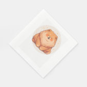 Adorable Chow Chow Classic T - Shirt (7) Serviette (Ecke)