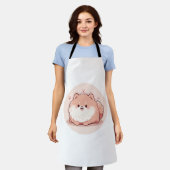 Adorable Chow Chow Classic T - Shirt Schürze (Getragen)