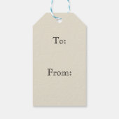 Adorable Christmas Angel Geschenkanhänger (Rückseite)