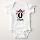 Adorable Christmas Baby Clothes Baby Strampler (Vorderseite)