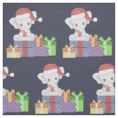 Adorable Christmas Baby Elephant Stoff (Muster)
